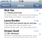 iphone microsoft exchange screenshot 2 iphone microsoft exchange screenshot 2