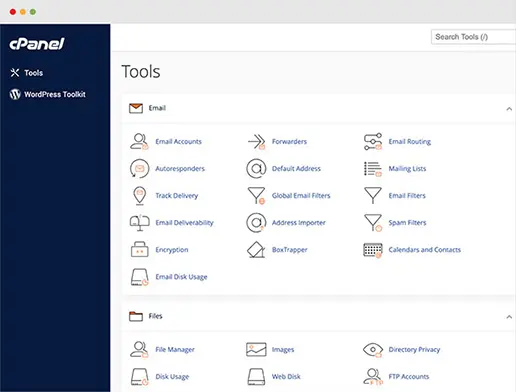 cPanel Hosting Web Control Panel