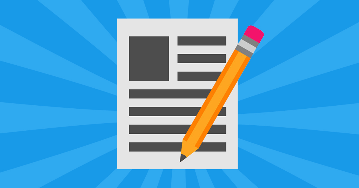 Creative blogging Facebook post image for engaging content and online visibility.