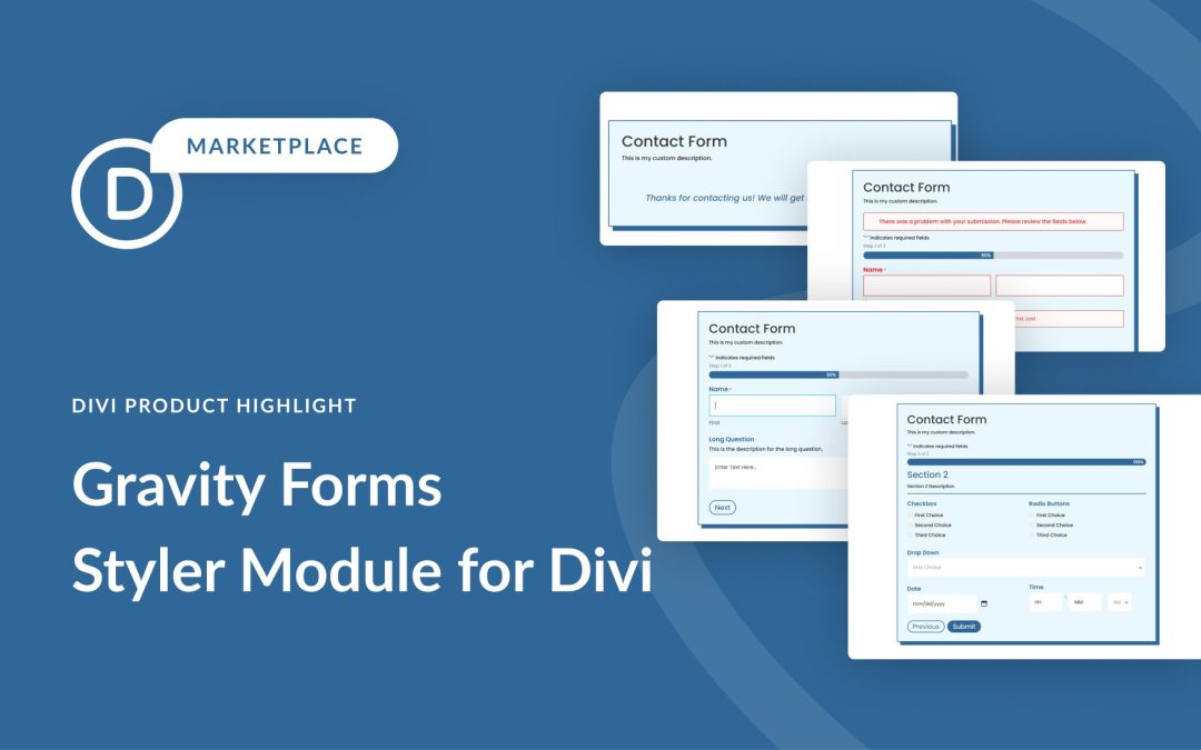 Gravity Forms Styler Module for Divi