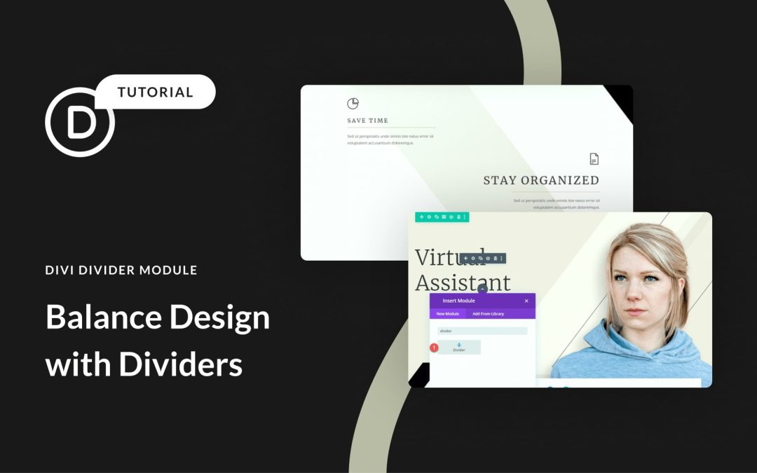 How to Use Divi Divider Modules to Create Balance in Your Design