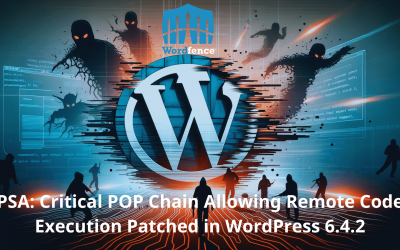 Critical POP Chain Allowing Remote Code Execution Patched in WordPress 6.4.2