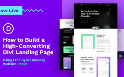 How To Build A High-Converting Divi Landing Page (With Free Cyber Monday Layouts)