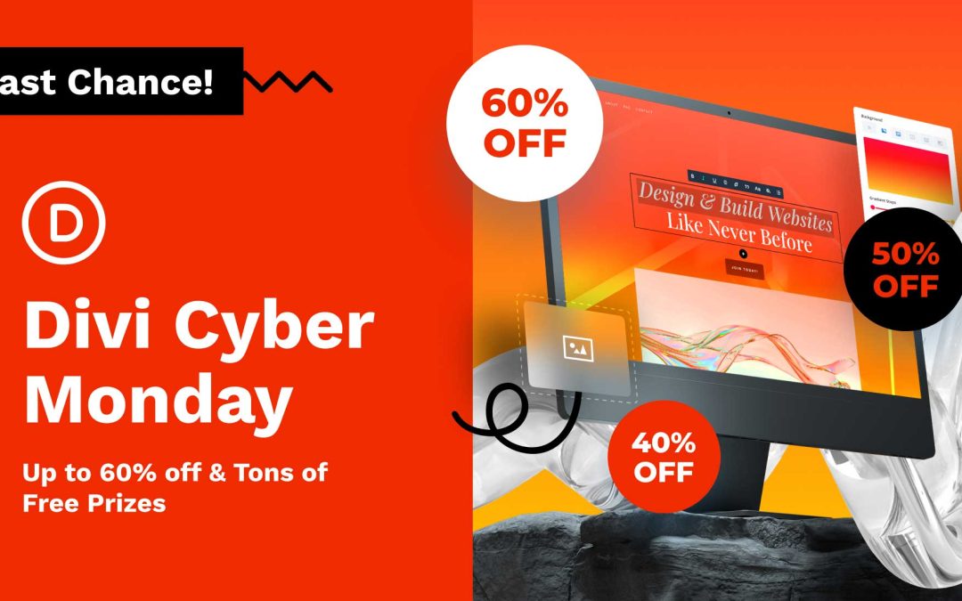 😱 Last Chance! The Divi Cyber Monday Sale Ends Today