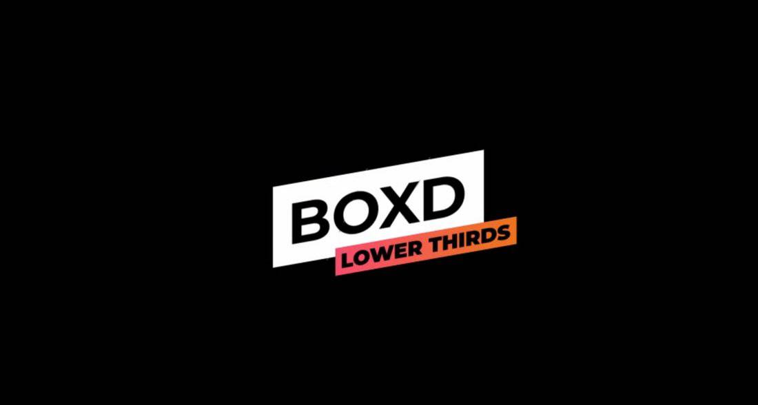 Boxd - Premiere Pro Lower Thirds Templates