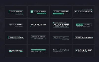 65+ Best Premiere Pro Lower Thirds Templates