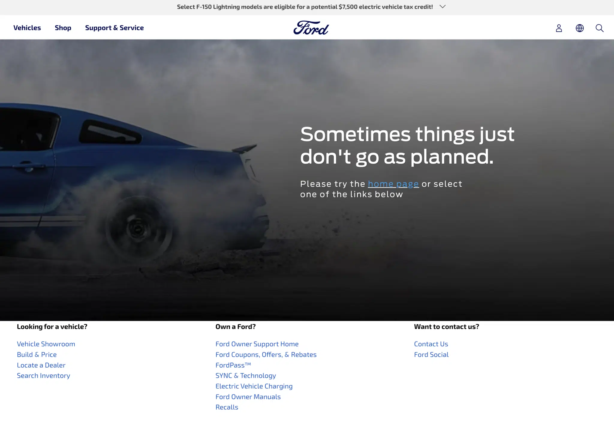 Ford 404 page