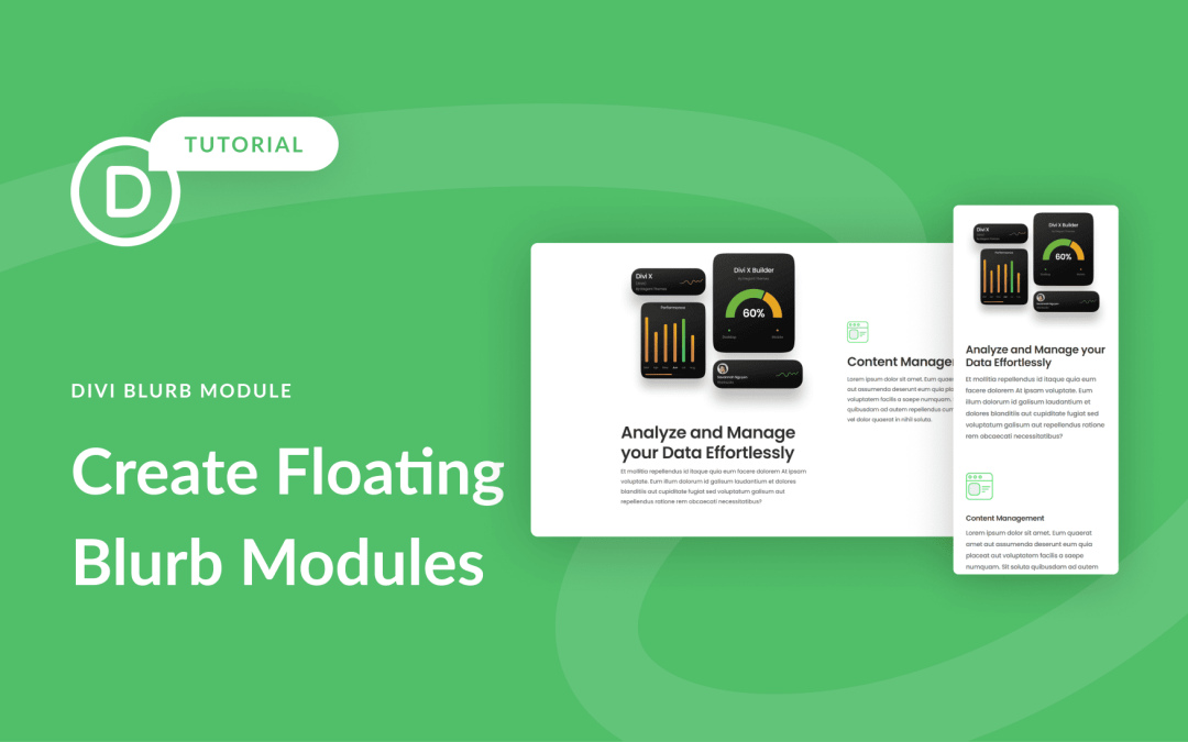 How to Create Floating Blurb Modules with Divi