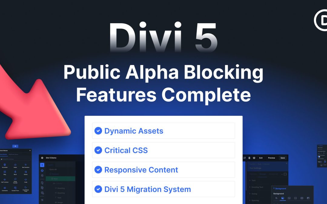 ✅ Public Alpha Blocking Features Complete