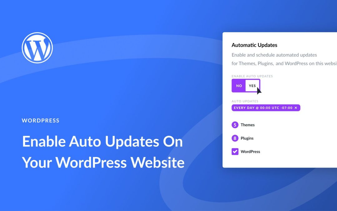 How to Enable Auto Updates on Your WordPress Website