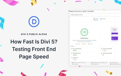 How Fast Is Divi 5? Testing Front End Page Speed (3 Real Examples)