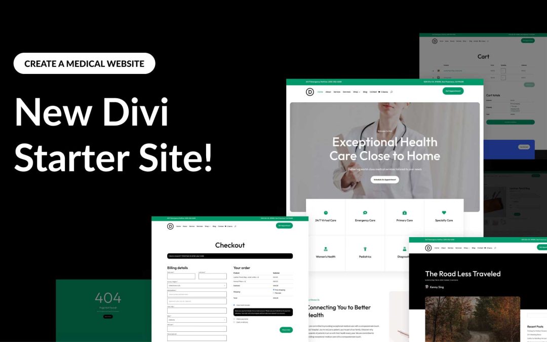 New Starter Site for Medicine (Quick Install)