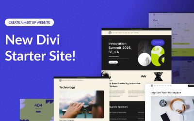 New Meetup Starter Site for Divi (Quick Install)