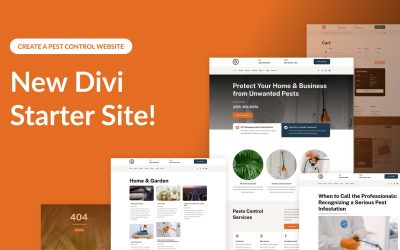 New Pest Control Starter Site for Divi (Quick Install)
