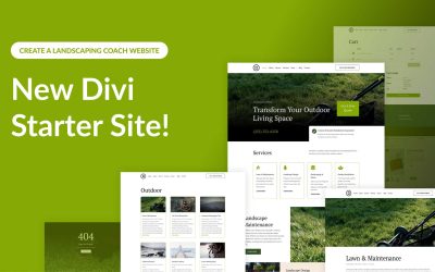 New Landscaping Starter Site for Divi (Quick Install)