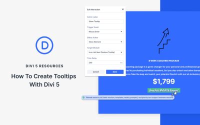 How To Create Tooltips With Divi 5’s Interactions