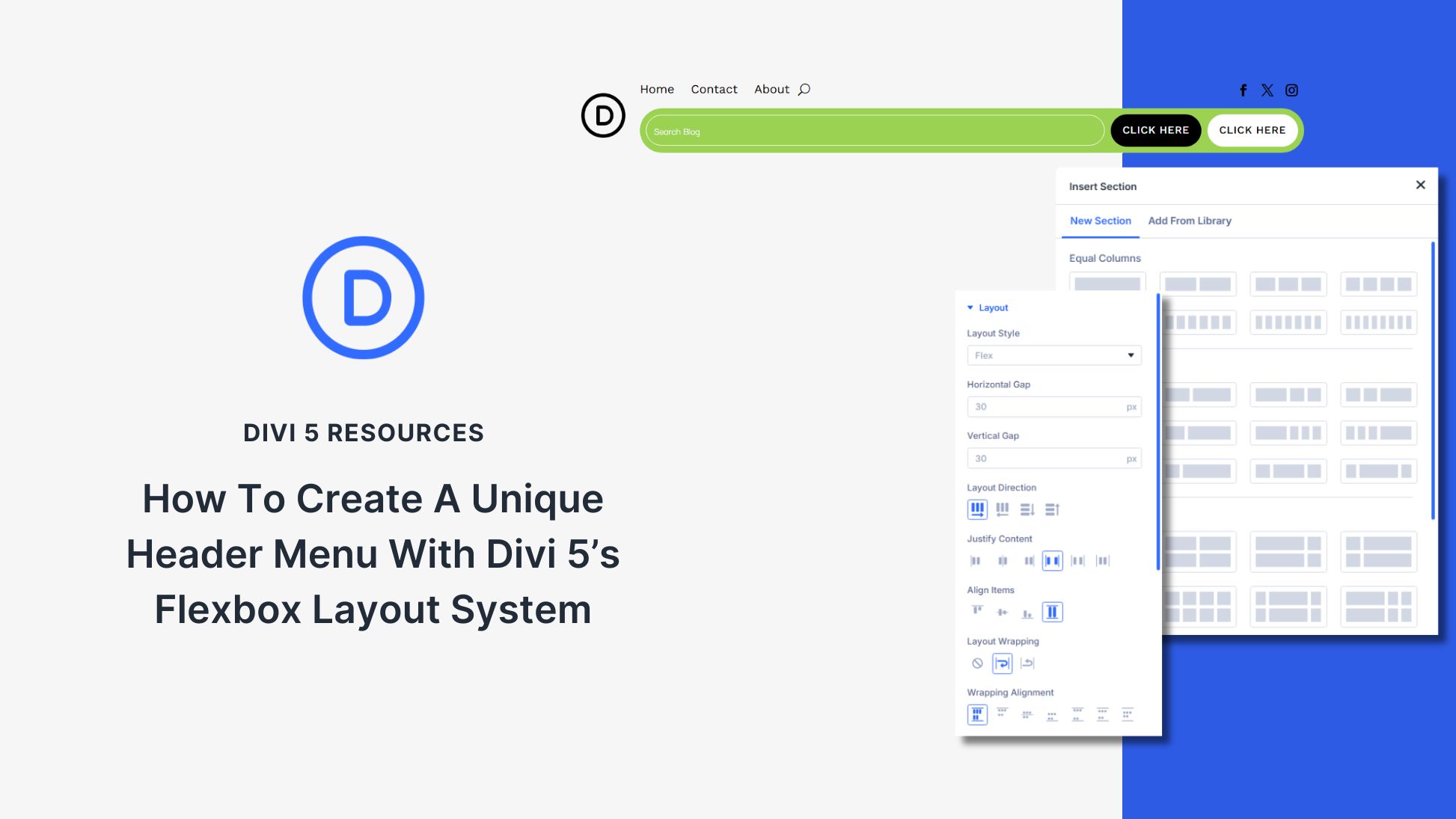 How To Create A Unique Header Menu With Divi 5’s