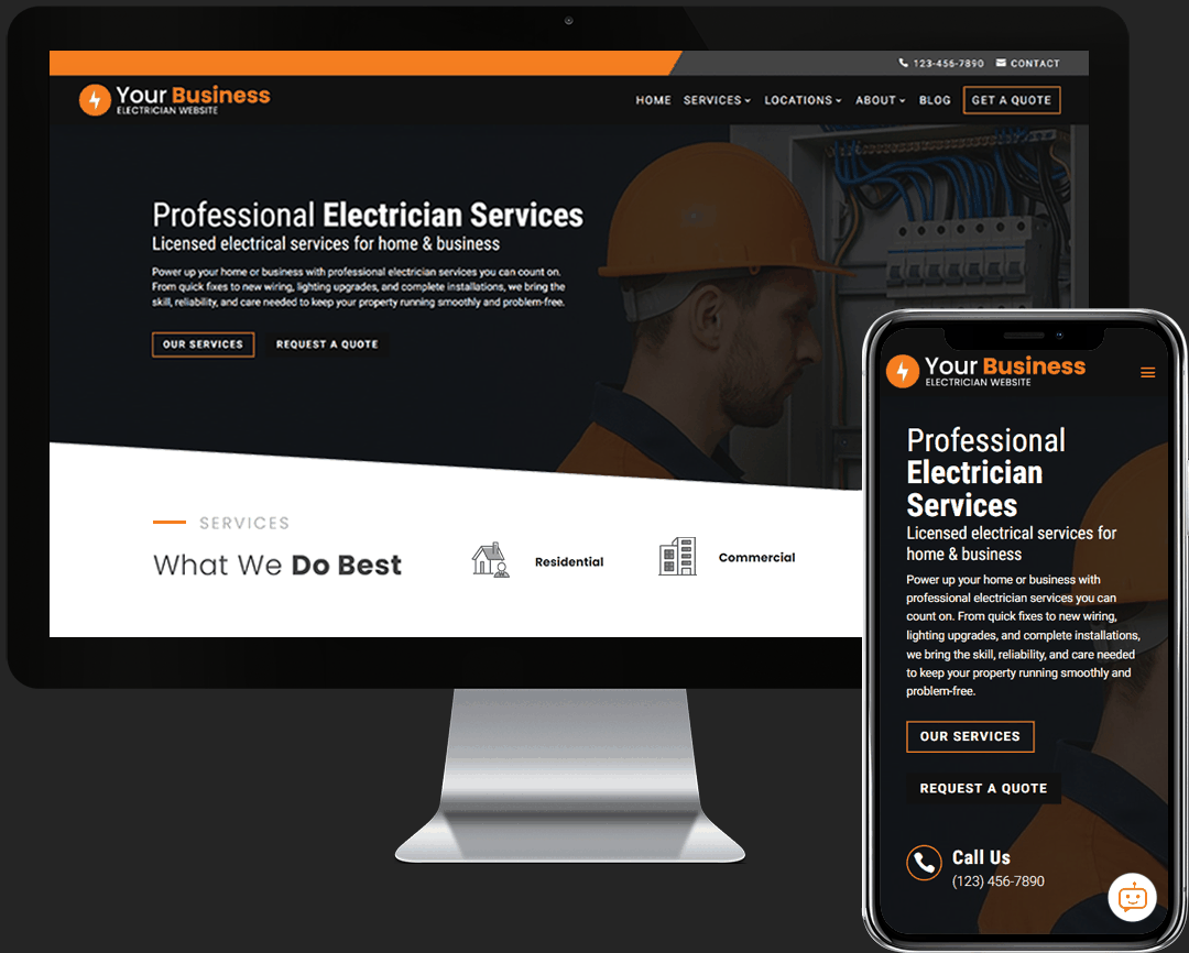 electrician-website-colors-6frame-transparent-final Screenshot of Electrician Demo Website Color Examples
