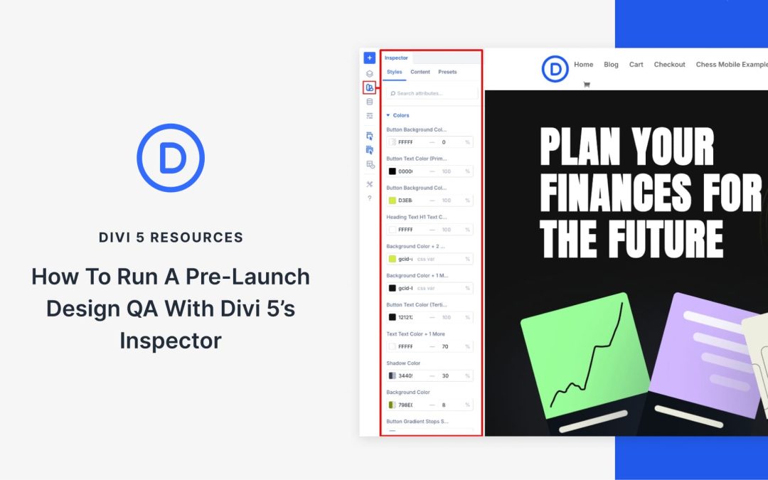How To Run A Pre-Launch Design QA With Divi 5’s Inspector