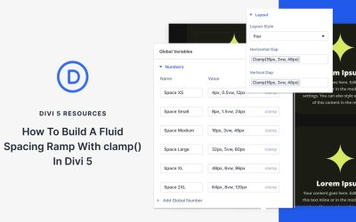 How To Build A Fluid Spacing Ramp With clamp() In Divi 5