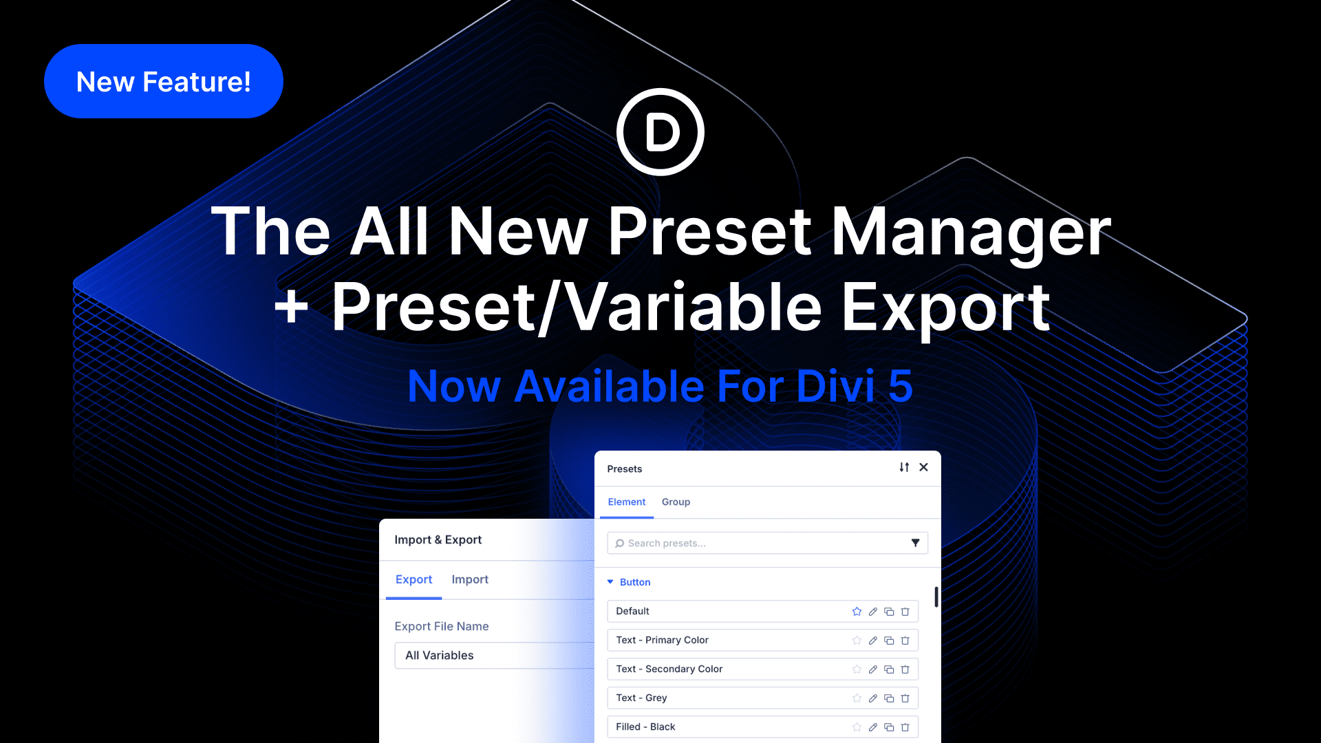 Preset Manager, Preset Preview + Preset/Variable Export! Preset Manager, Preset Preview + Preset/Variable Export!