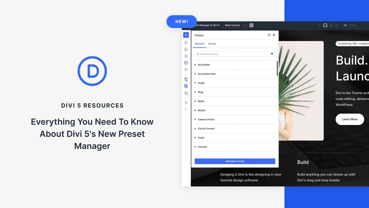 Everything You Need To Know About Divi 5's New Preset Manager